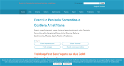 Desktop Screenshot of eventisorrento.it